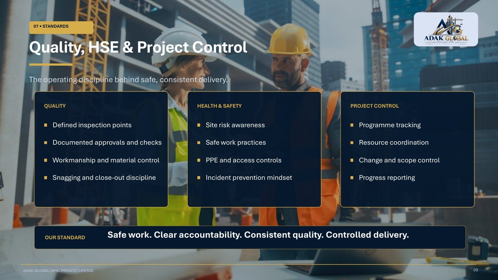 Adak Global Corporate Profile - Page 9