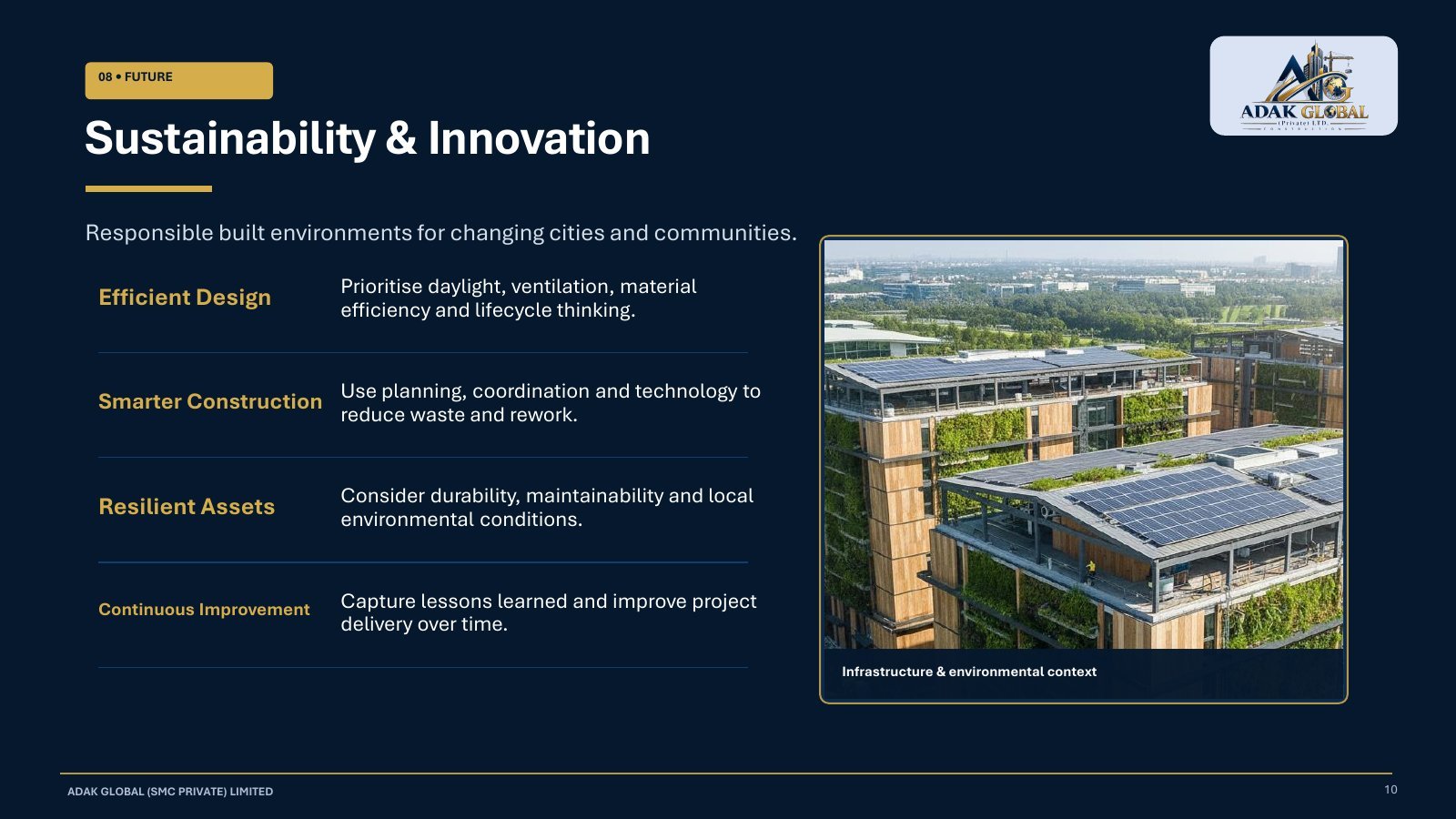 Adak Global Corporate Profile - Page 10