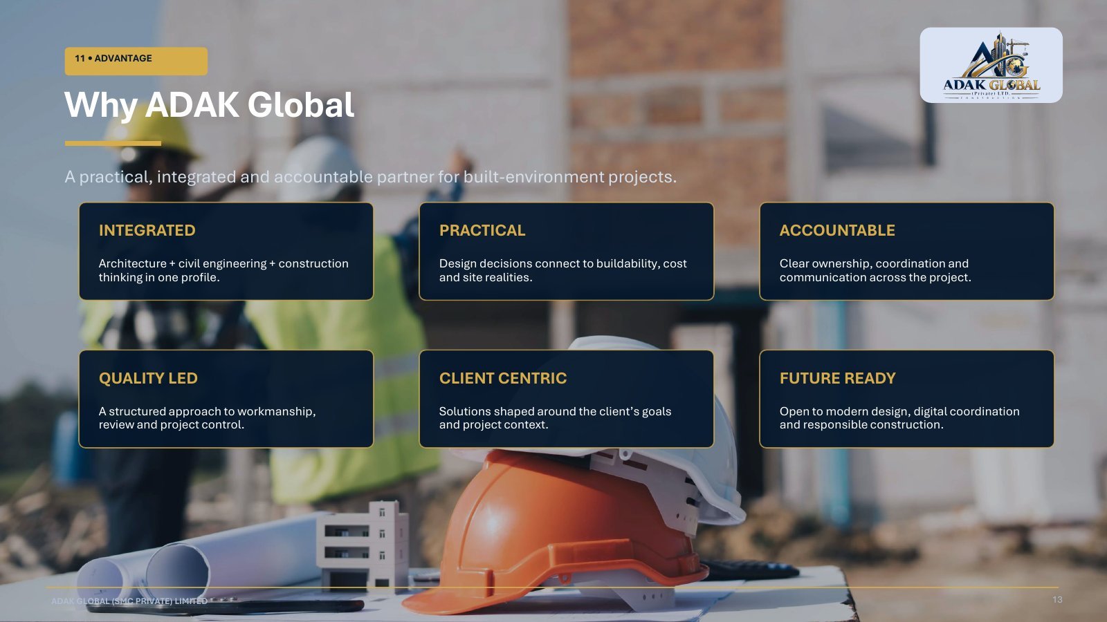 Adak Global Corporate Profile - Page 13